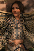 Zellbury | Unstitched 3 Piece Khaddar | Shirt Shalwar Shawl - 0392 - House Of Hania