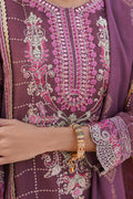 Zellbury | Unstitched 3 Piece Khaddi | Embroidered Shirt Shalwar Dupatta - 0356 - House Of Hania