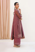 Zellbury | Unstitched 3 Piece Khaddi | Embroidered Shirt Shalwar Dupatta - 0356 - House Of Hania