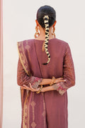 Zellbury | Unstitched 3 Piece Khaddi | Embroidered Shirt Shalwar Dupatta - 0356 - House Of Hania