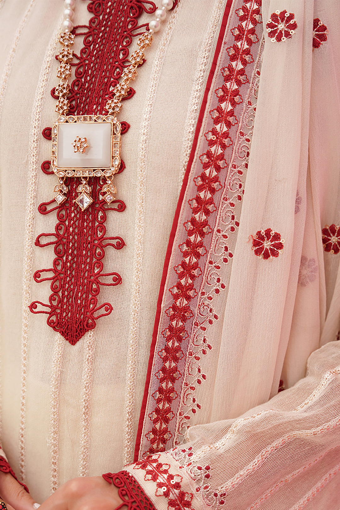 Zellbury | Unstitched 3 Piece Khaddi | Embroidered Shirt Shalwar Dupatta - 0363 - House Of Hania