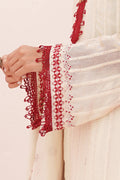 Zellbury | Unstitched 3 Piece Khaddi | Embroidered Shirt Shalwar Dupatta - 0363 - House Of Hania