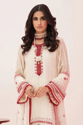 Zellbury | Unstitched 3 Piece Khaddi | Embroidered Shirt Shalwar Dupatta - 0363 - House Of Hania