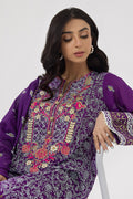 Zellbury | Unstitched 3 Piece Lawn | Embroidered Shirt Shalwar Dupatta - 0196 - House Of Hania