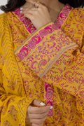 Zellbury | Unstitched 3 Piece Lawn | Embroidered Shirt Shalwar Dupatta - 0199 - House Of Hania