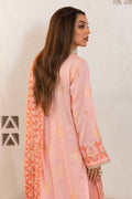 Zellbury | Unstitched 3 Piece Lawn | Embroidered Shirt Shalwar Dupatta - 0324 - House Of Hania