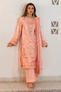 Zellbury | Unstitched 3 Piece Lawn | Embroidered Shirt Shalwar Dupatta - 0324 - House Of Hania