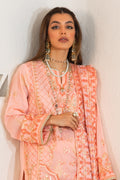 Zellbury | Unstitched 3 Piece Lawn | Embroidered Shirt Shalwar Dupatta - 0324 - House Of Hania