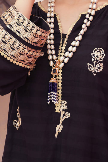 Zellbury | Unstitched 3 Piece Lawn | Embroidered Shirt Shalwar Dupatta - 0355 - House Of Hania