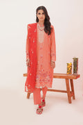 Zellbury | Unstitched 3 Piece Lawn | Embroidered Shirt Shalwar Dupatta - 0365 - House Of Hania