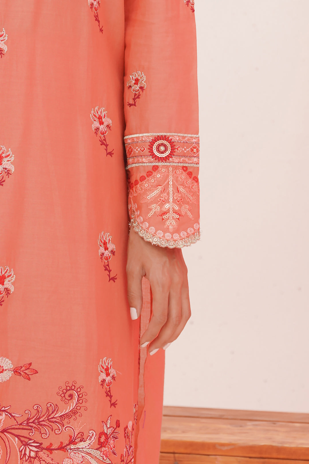 Zellbury | Unstitched 3 Piece Lawn | Embroidered Shirt Shalwar Dupatta - 0365 - House Of Hania