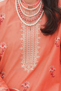Zellbury | Unstitched 3 Piece Lawn | Embroidered Shirt Shalwar Dupatta - 0365 - House Of Hania