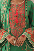 Zellbury | Unstitched 3 Piece Lawn | Embroidered Shirt Shalwar Dupatta - 1247 - House Of Hania
