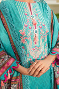 Zellbury | Unstitched 3 Piece Lawn | Embroidered Shirt Shalwar Dupatta - 1249 - House Of Hania