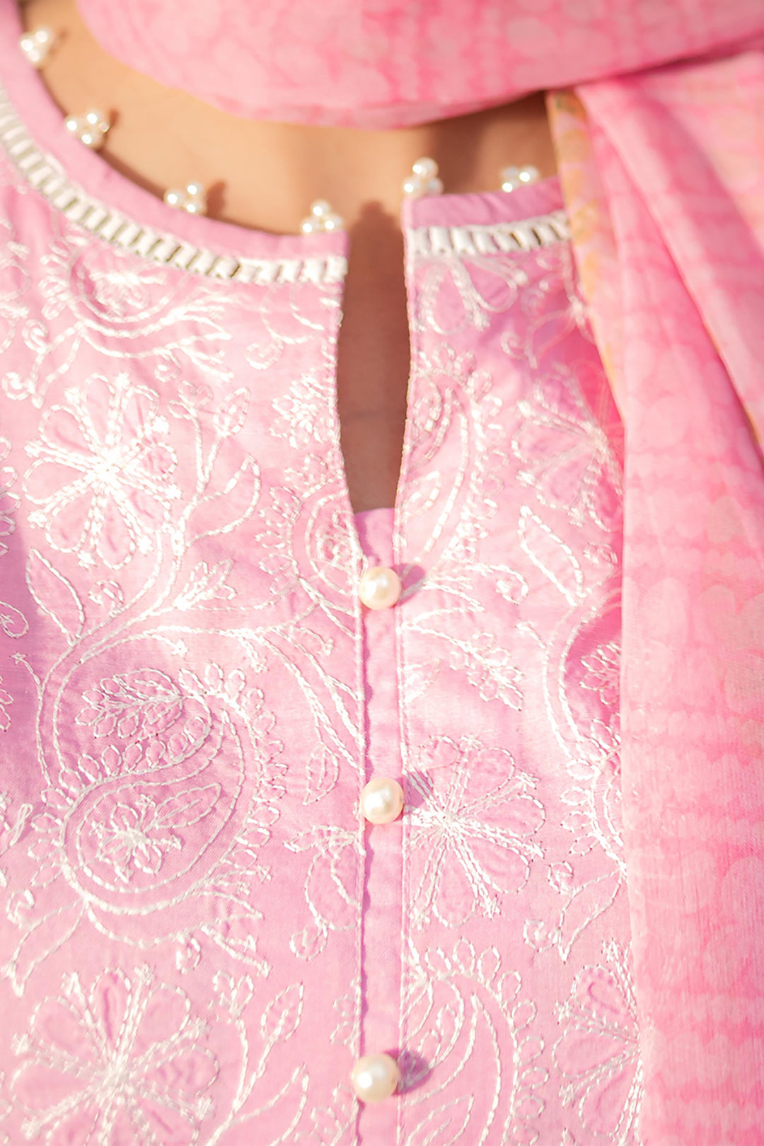 Zellbury | Unstitched 3 Piece Lawn | Embroidered Shirt Shalwar Dupatta - 1260 - House Of Hania