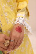 Zellbury | Unstitched 3 Piece Lawn | Embroidered Shirt Shalwar Dupatta - 1261 - House Of Hania