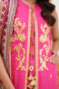 Zellbury | Unstitched 3 Piece Lawn | Embroidered Shirt Shalwar Dupatta - 1270 - House Of Hania
