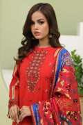 Zellbury | Unstitched 3 Piece Lawn | Embroidered Shirt Shalwar Dupatta - 1271 - House Of Hania