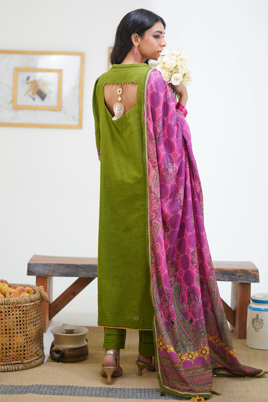 Zellbury | Unstitched 3 Piece Lawn | Embroidered Shirt Shalwar Dupatta - 1273 - House Of Hania