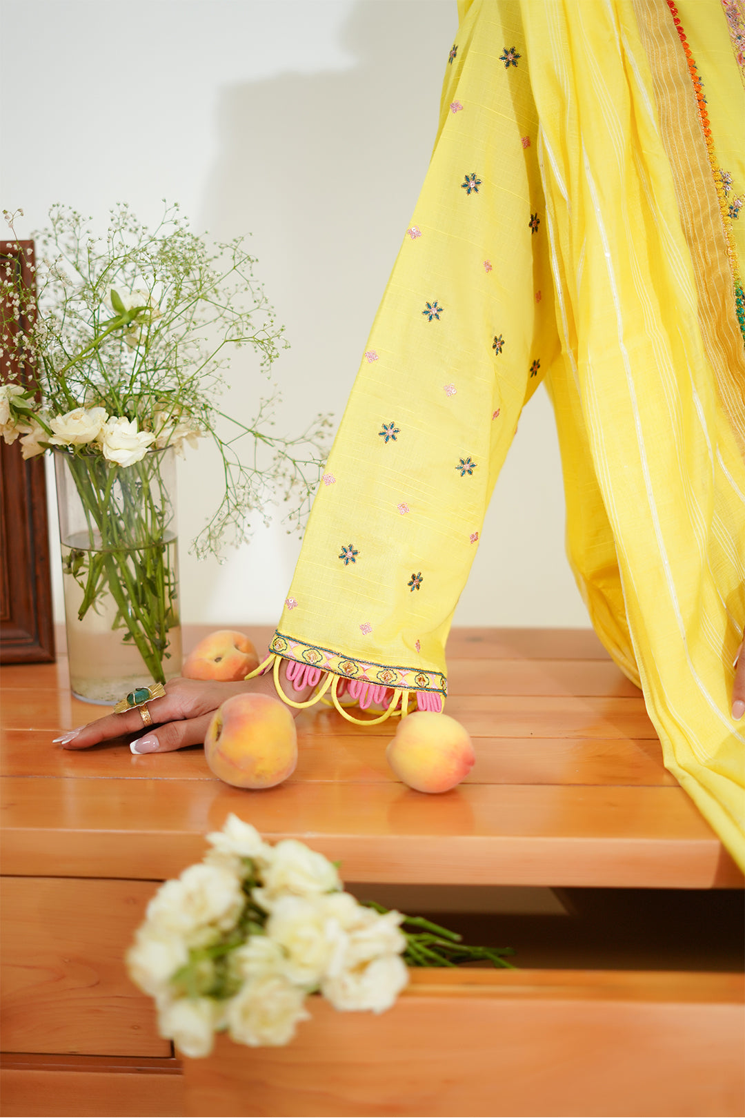 Zellbury | Unstitched 3 Piece Lawn | Embroidered Shirt Shalwar Dupatta - 1285 - House Of Hania