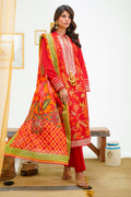 Zellbury | Unstitched 3 Piece Lawn | Embroidered Shirt Shalwar Dupatta - 1295 - House Of Hania