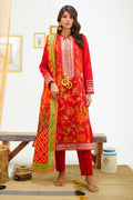 Zellbury | Unstitched 3 Piece Lawn | Embroidered Shirt Shalwar Dupatta - 1295 - House Of Hania