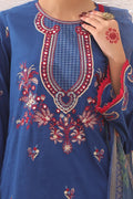 Zellbury | Unstitched 3 Piece Lawn | Embroidered Shirt Shalwar Dupatta - 1551 - House Of Hania