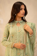 Zellbury | Unstitched 3 Piece Lawn | Shirt Shalwar Dupatta - 0025 - House Of Hania