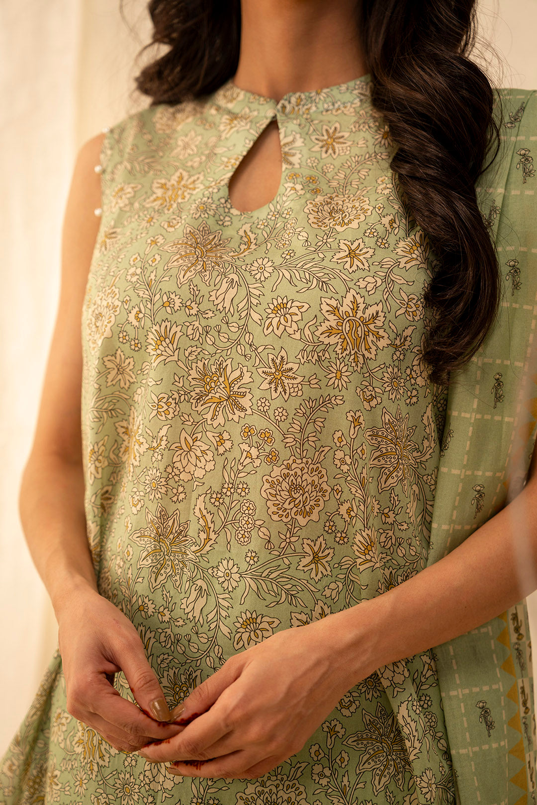 Zellbury | Unstitched 3 Piece Lawn | Shirt Shalwar Dupatta - 0027 - House Of Hania