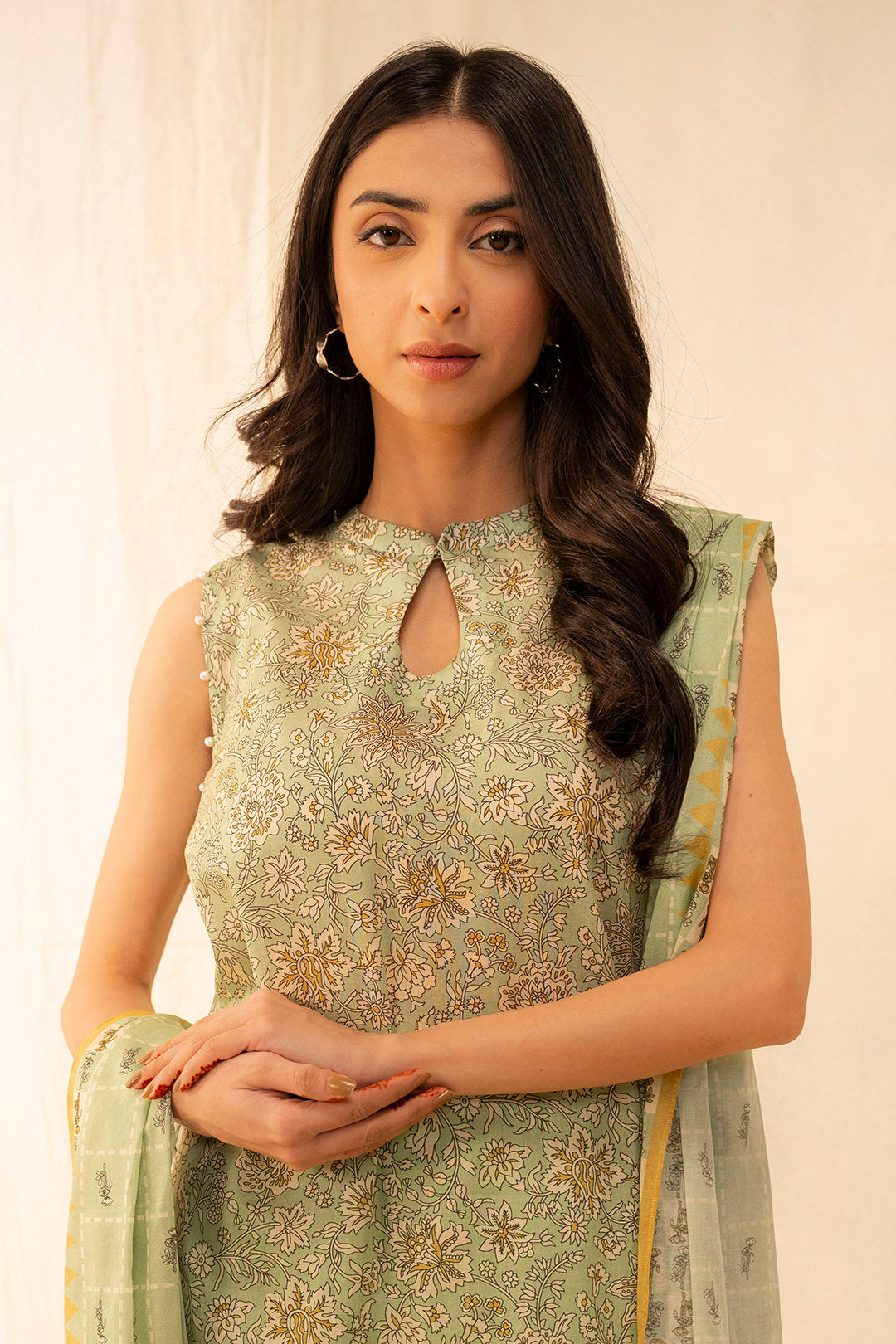 Zellbury | Unstitched 3 Piece Lawn | Shirt Shalwar Dupatta - 0027 - House Of Hania