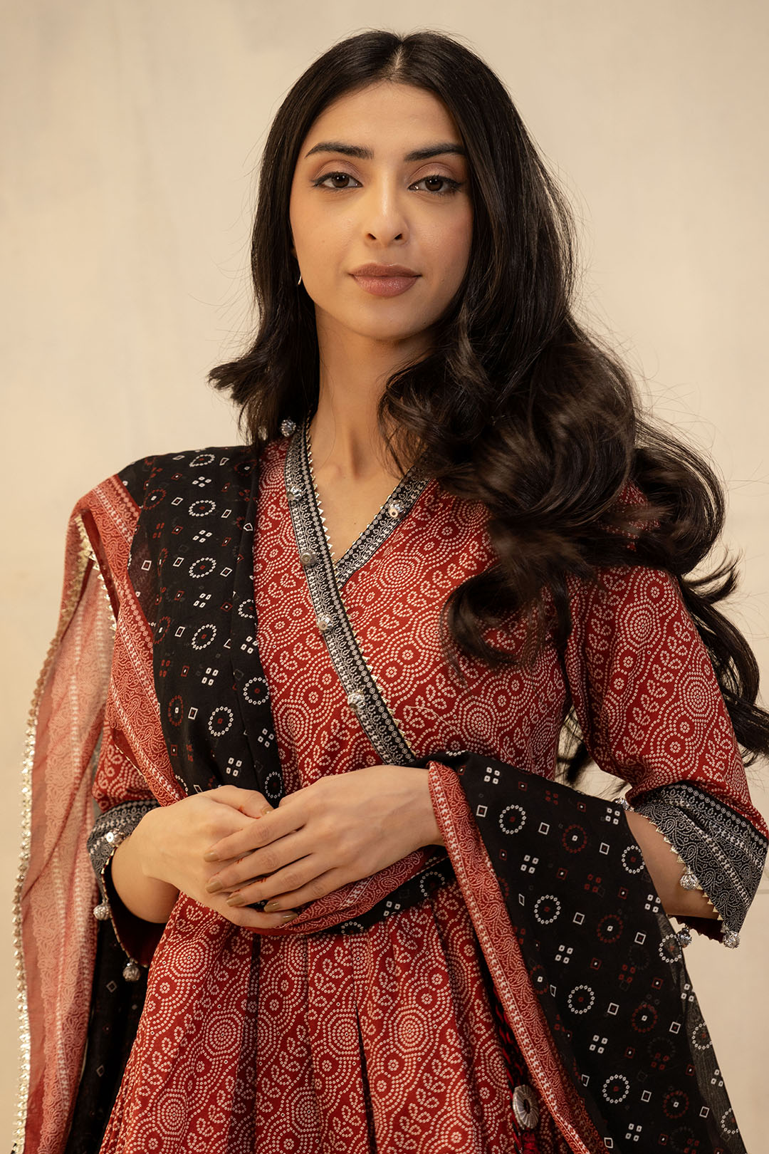 Zellbury | Unstitched 3 Piece Lawn | Shirt Shalwar Dupatta - 0033 - House Of Hania