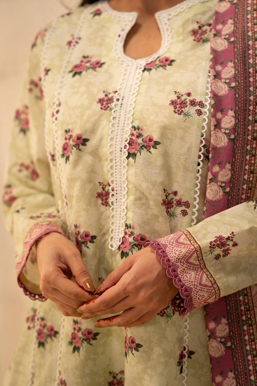 Zellbury | Unstitched 3 Piece Lawn | Shirt Shalwar Dupatta - 0039 - House Of Hania