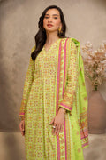 Zellbury | Unstitched 3 Piece Lawn | Shirt Shalwar Dupatta - 0121 - House Of Hania