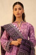 Zellbury | Unstitched 3 Piece Lawn | Shirt Shalwar Dupatta - 0126 - House Of Hania