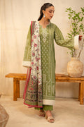 Zellbury | Unstitched 3 Piece Lawn | Shirt Shalwar Dupatta - 0134 - House Of Hania