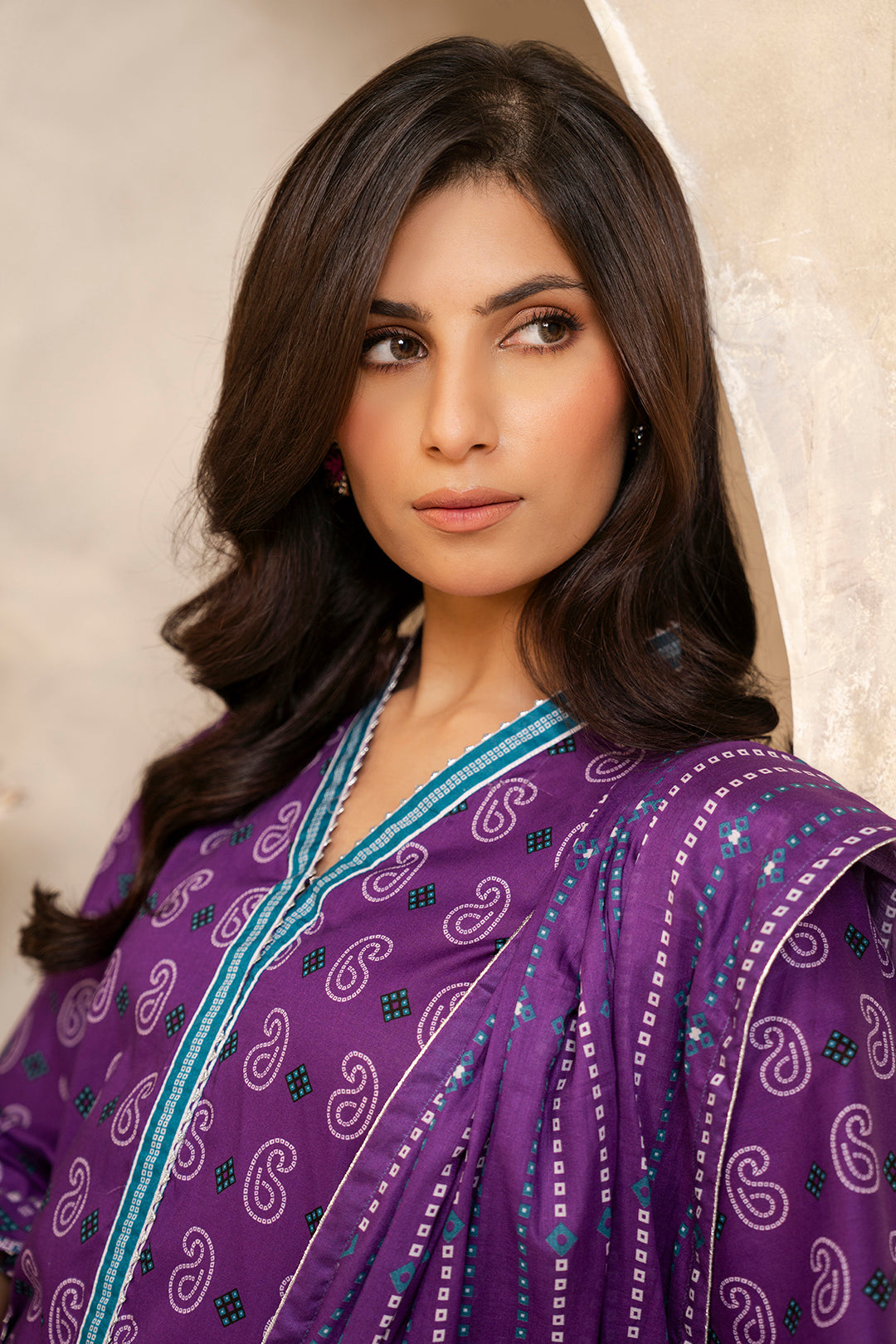 Zellbury | Unstitched 3 Piece Lawn | Shirt Shalwar Dupatta - 0265 - House Of Hania