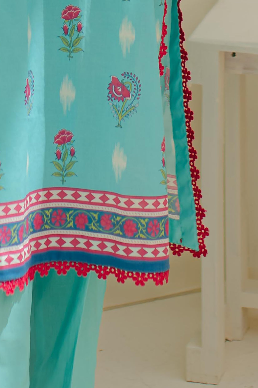 Zellbury | Unstitched 3 Piece Lawn | Shirt Shalwar Dupatta - 1193 - House Of Hania