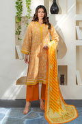 Zellbury | Unstitched 3 Piece Lawn | Shirt Shalwar Dupatta - 1197 - House Of Hania