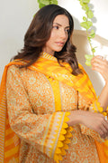 Zellbury | Unstitched 3 Piece Lawn | Shirt Shalwar Dupatta - 1197 - House Of Hania