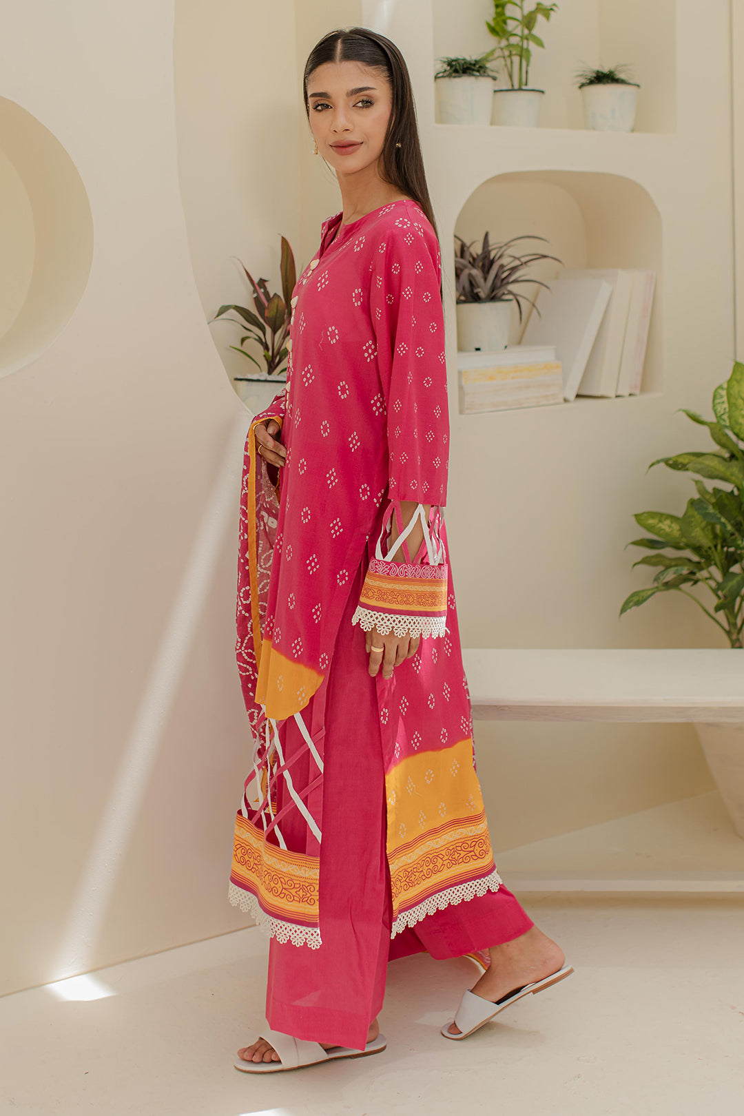 Zellbury | Unstitched 3 Piece Lawn | Shirt Shalwar Dupatta - 1210 - House Of Hania