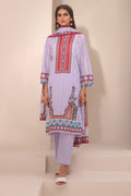 Zellbury | Unstitched 3 Piece Lawn | Shirt Shalwar Dupatta - 1213 - House Of Hania