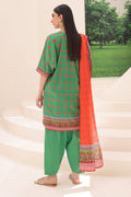 Zellbury | Unstitched 3 Piece Lawn | Shirt Shalwar Dupatta - 1221 - House Of Hania
