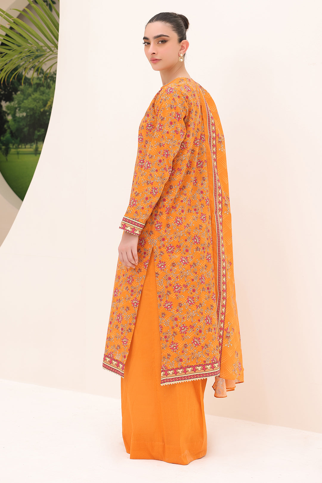 Zellbury | Unstitched 3 Piece Lawn | Shirt Shalwar Dupatta - 1226 - House Of Hania