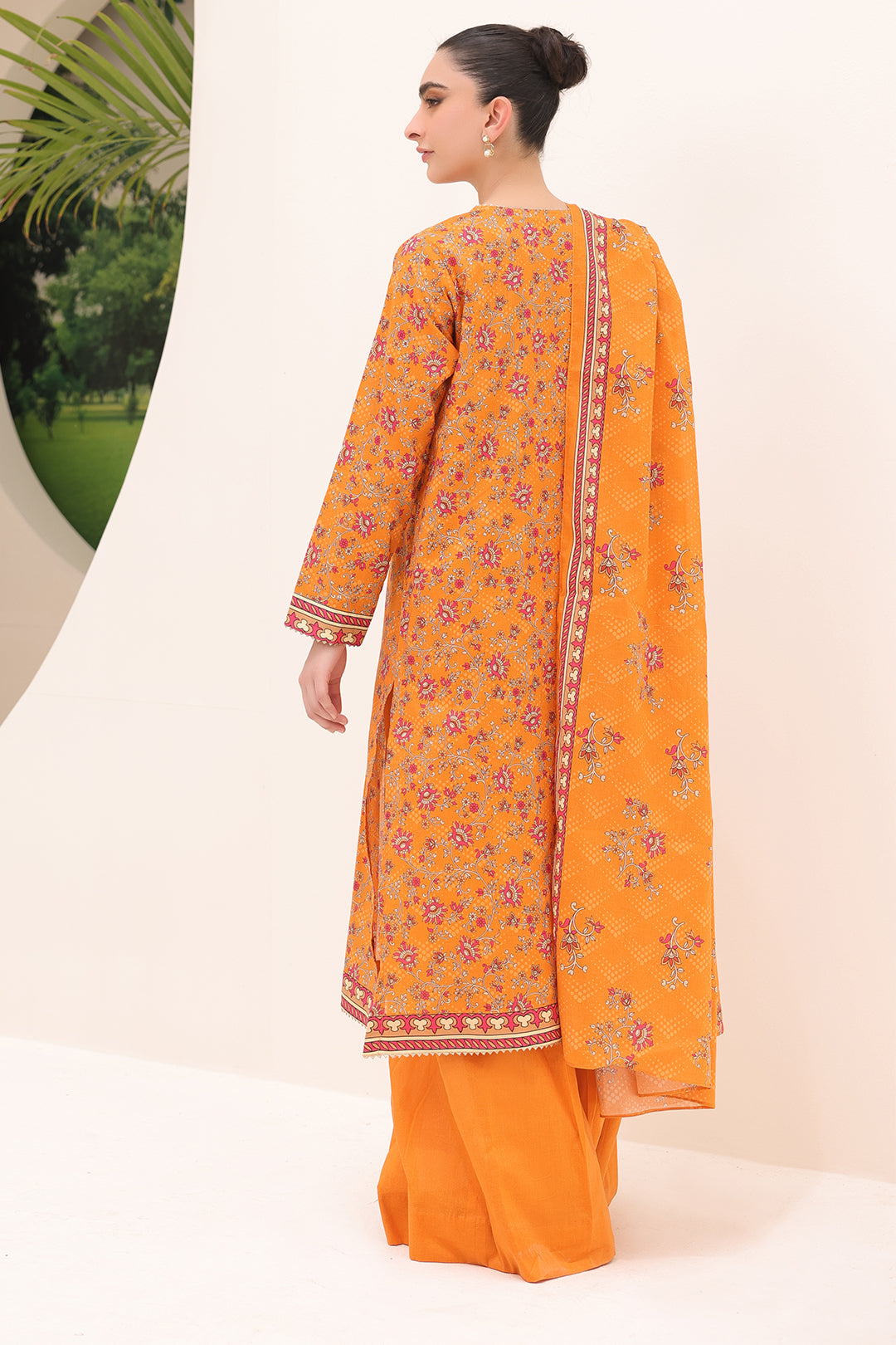 Zellbury | Unstitched 3 Piece Lawn | Shirt Shalwar Dupatta - 1226 - House Of Hania