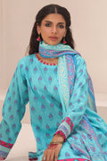 Zellbury | Unstitched 3 Piece Lawn | Shirt Shalwar Dupatta - 1231 - House Of Hania