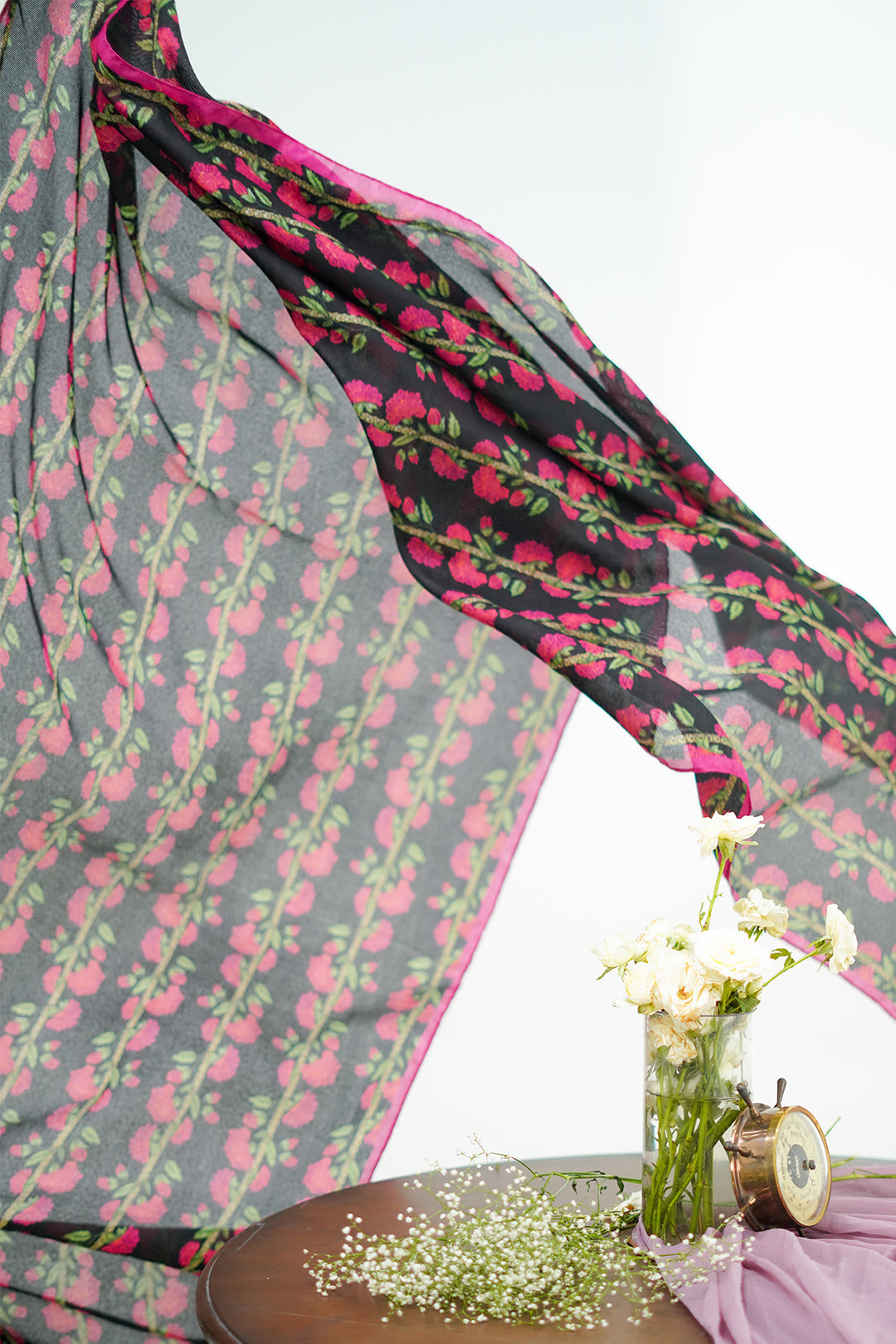 Zellbury | Unstitched 3 Piece Lawn | Shirt Shalwar Dupatta - 1324 - House Of Hania