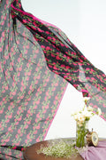 Zellbury | Unstitched 3 Piece Lawn | Shirt Shalwar Dupatta - 1324 - House Of Hania