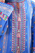 Zellbury | Unstitched 3 Piece Lawn | Shirt Shalwar Dupatta - 1326 - House Of Hania