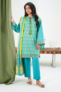 Zellbury | Unstitched 3 Piece Lawn | Shirt Shalwar Dupatta - 1328 - House Of Hania