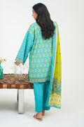 Zellbury | Unstitched 3 Piece Lawn | Shirt Shalwar Dupatta - 1328 - House Of Hania
